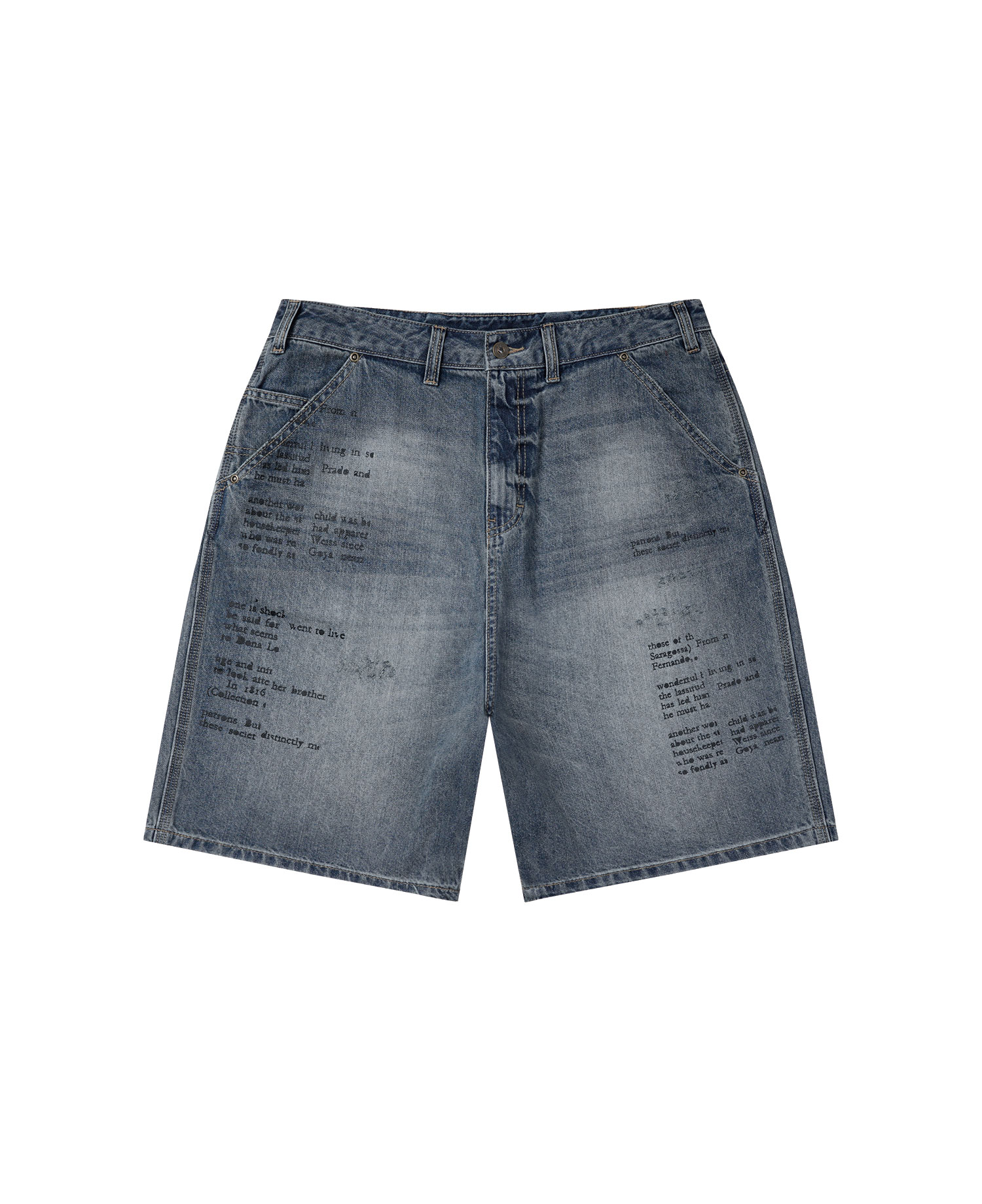 INSANE DENIM HALF PANTS_INDIGO