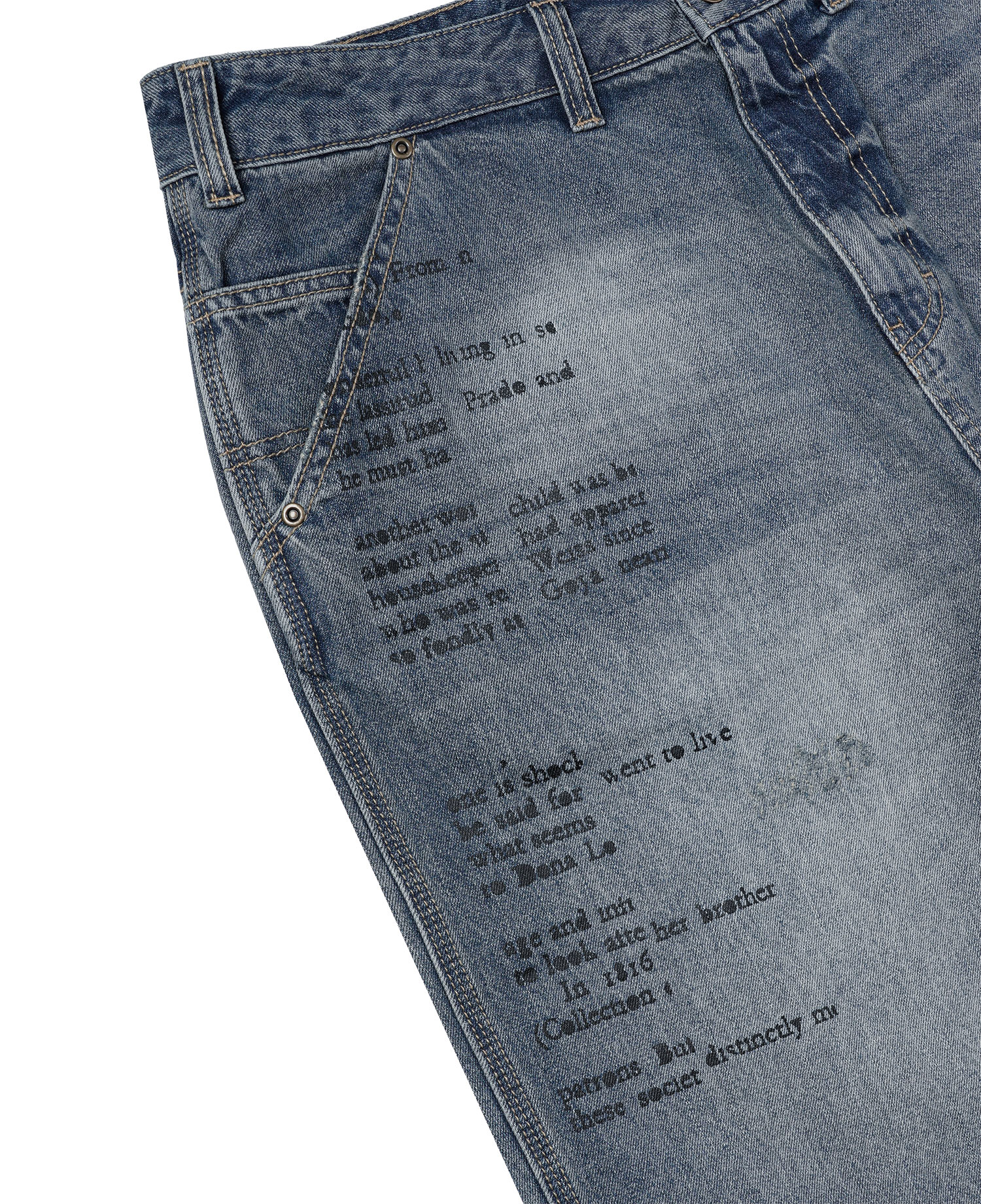 INSANE DENIM HALF PANTS_INDIGO