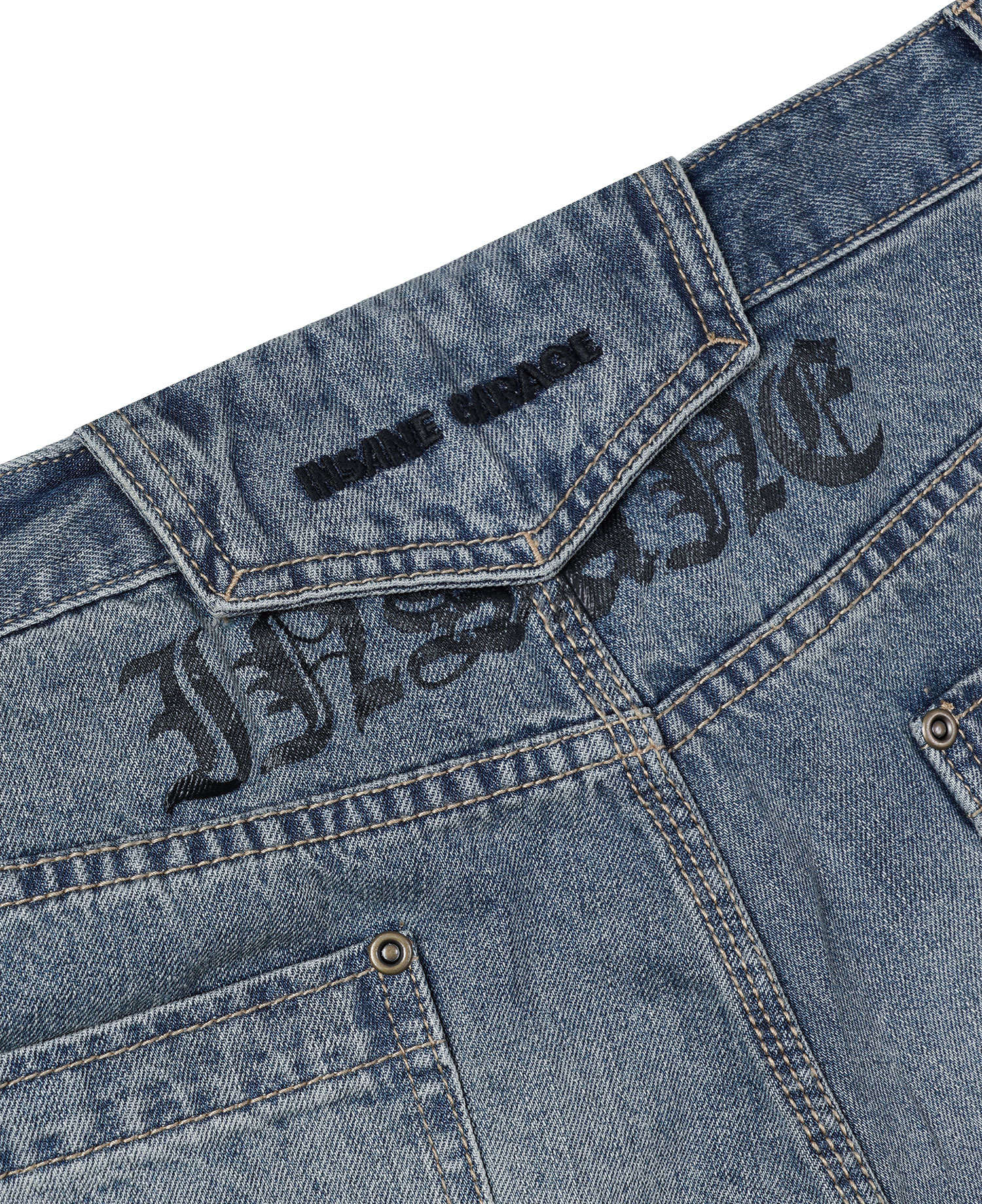 INSANE DENIM HALF PANTS_INDIGO