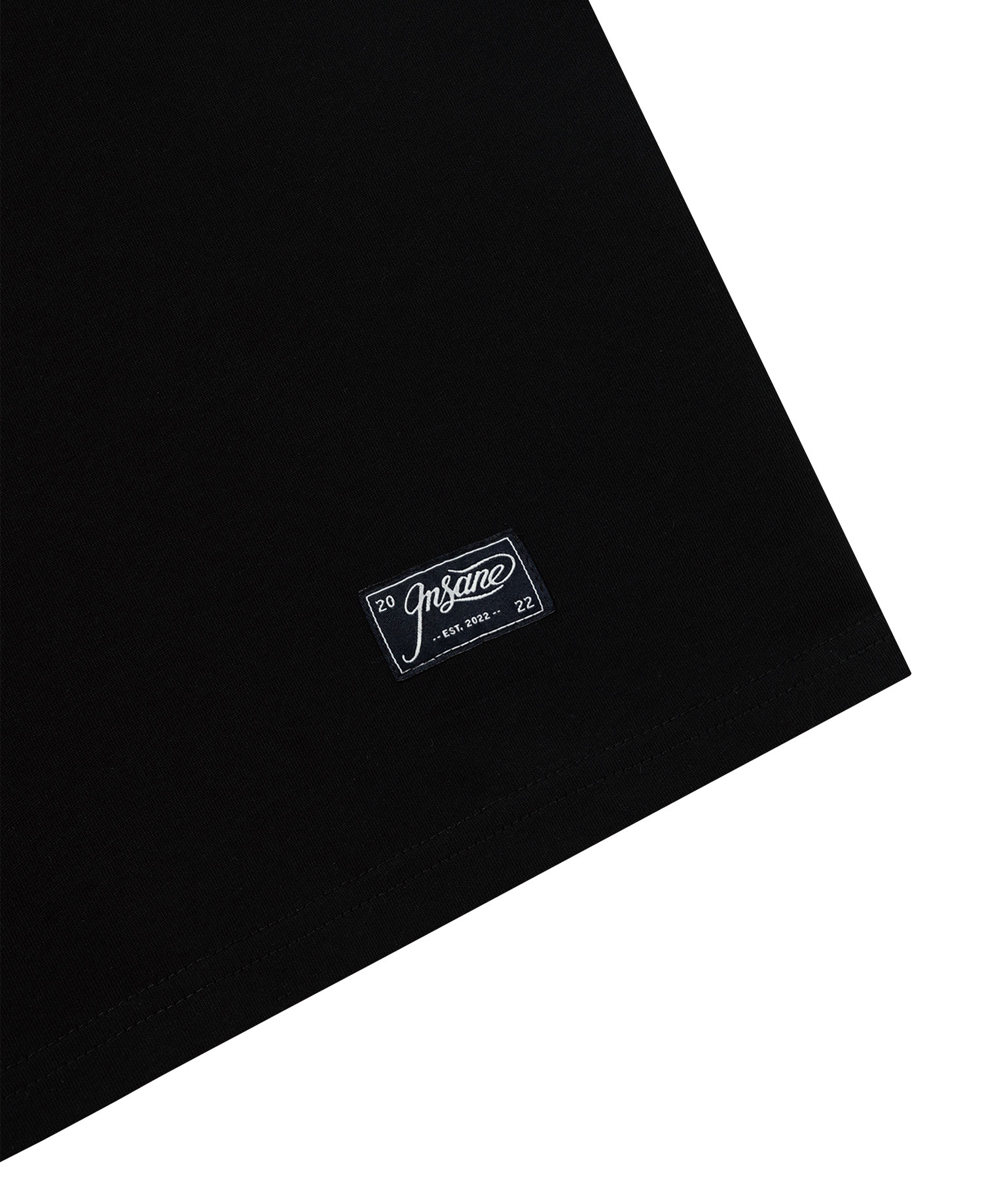 INSANE GRAPHIC V-NECK T-SHIRT_BLACK