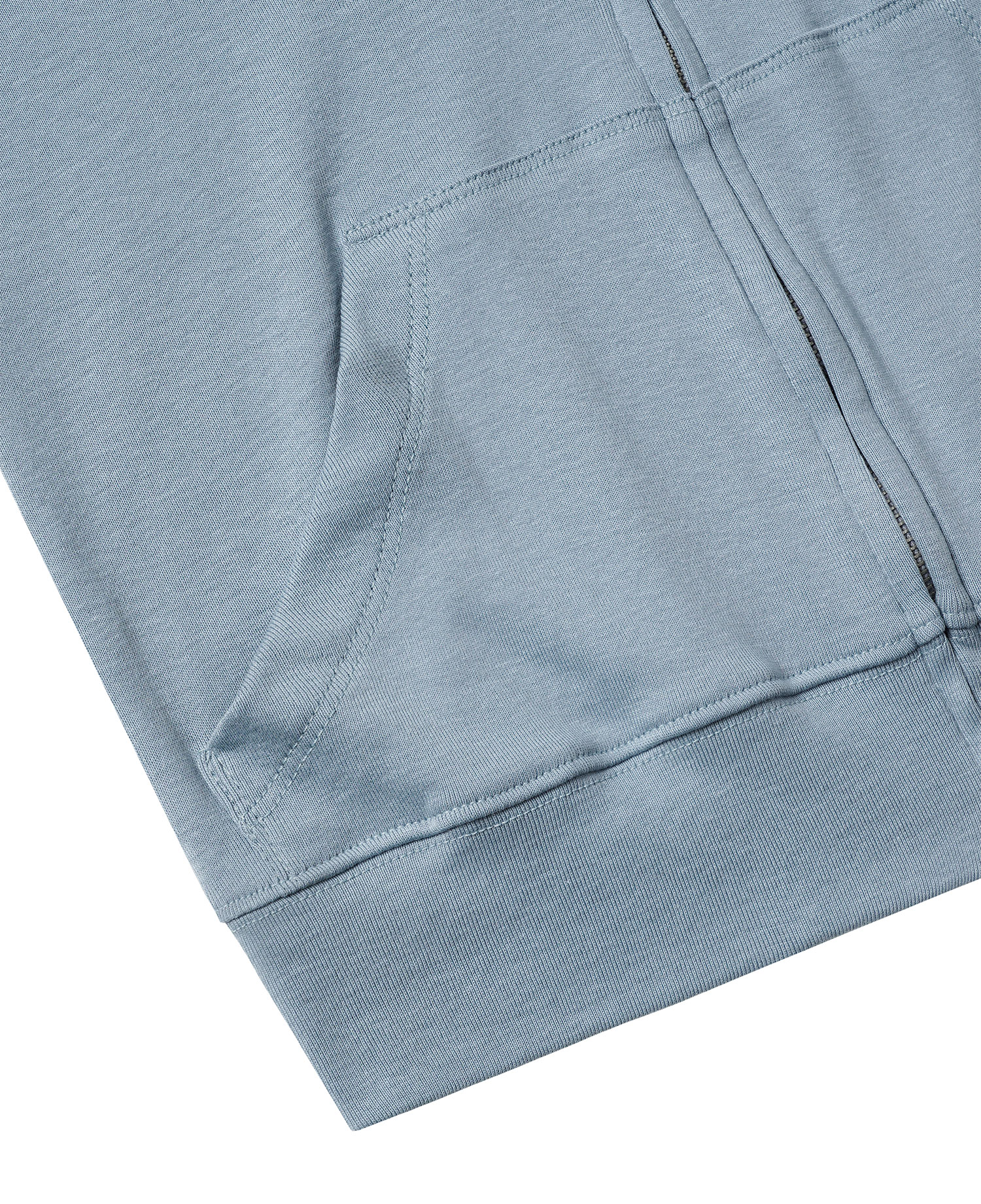 INSANE WOMEN LOGO ZIP-UP JERSEY_LIGHT BLUE