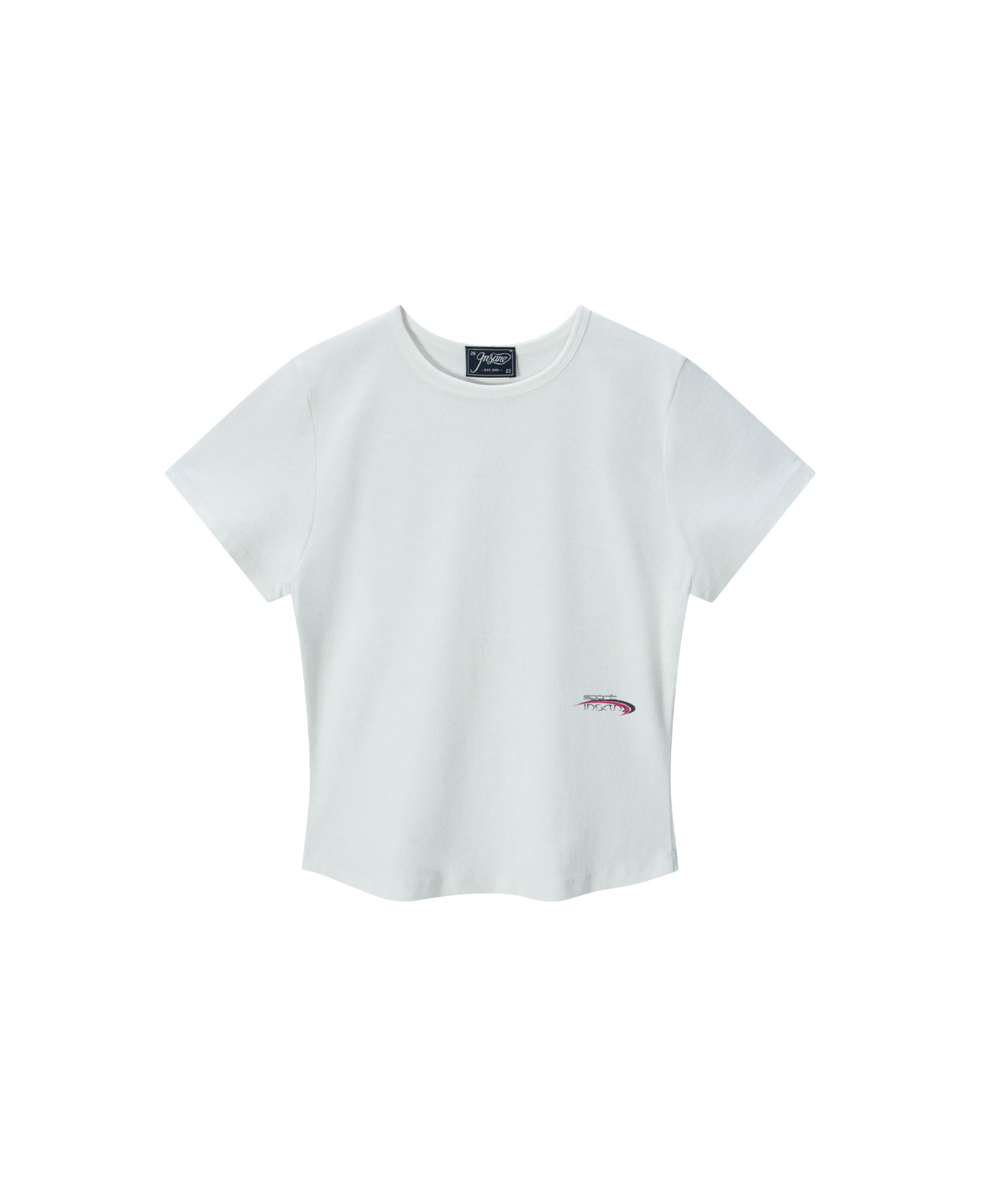 INSANE WOMEN LOGO T-SHIRT_OFF WHITE