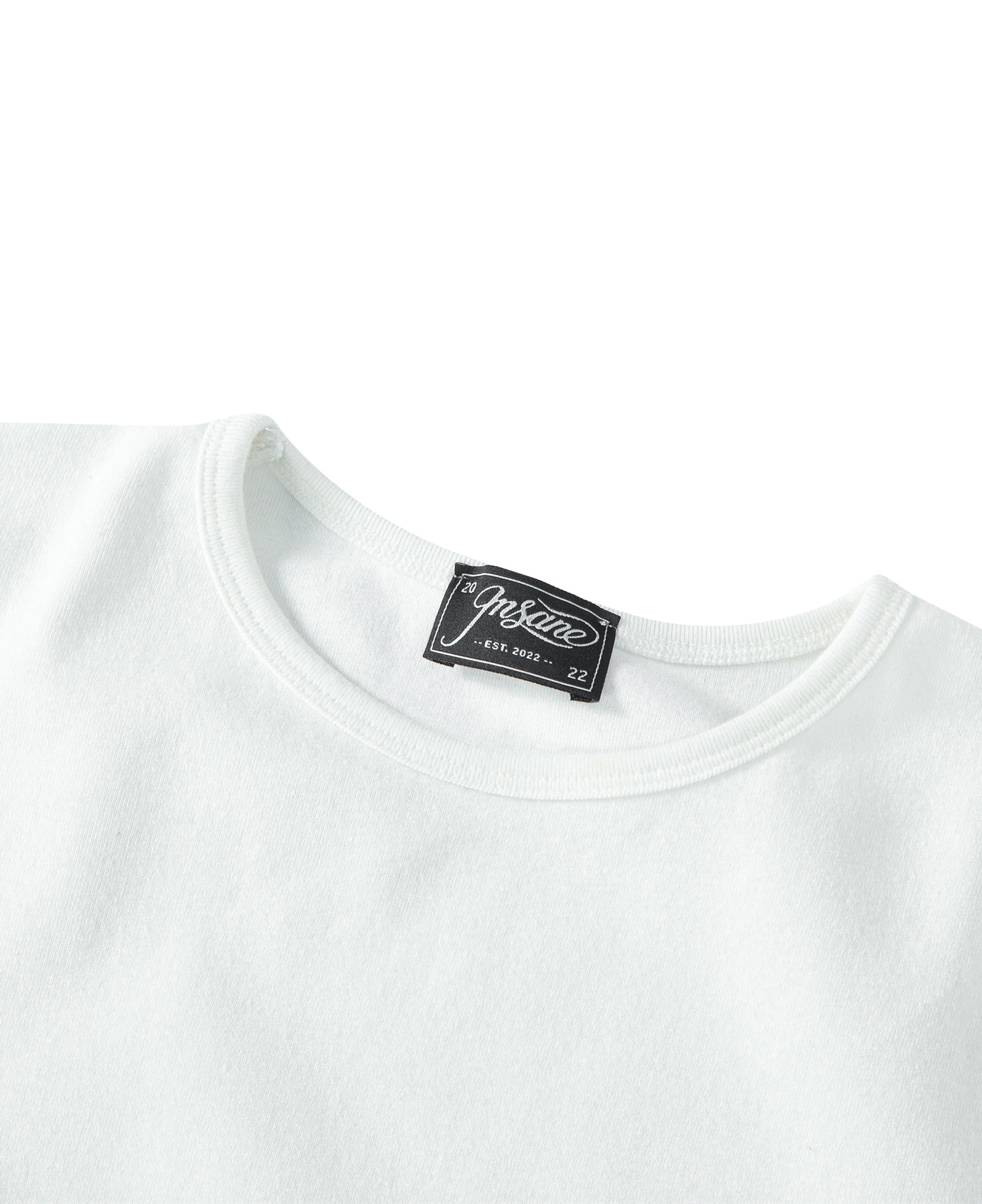 INSANE WOMEN LOGO T-SHIRT_OFF WHITE