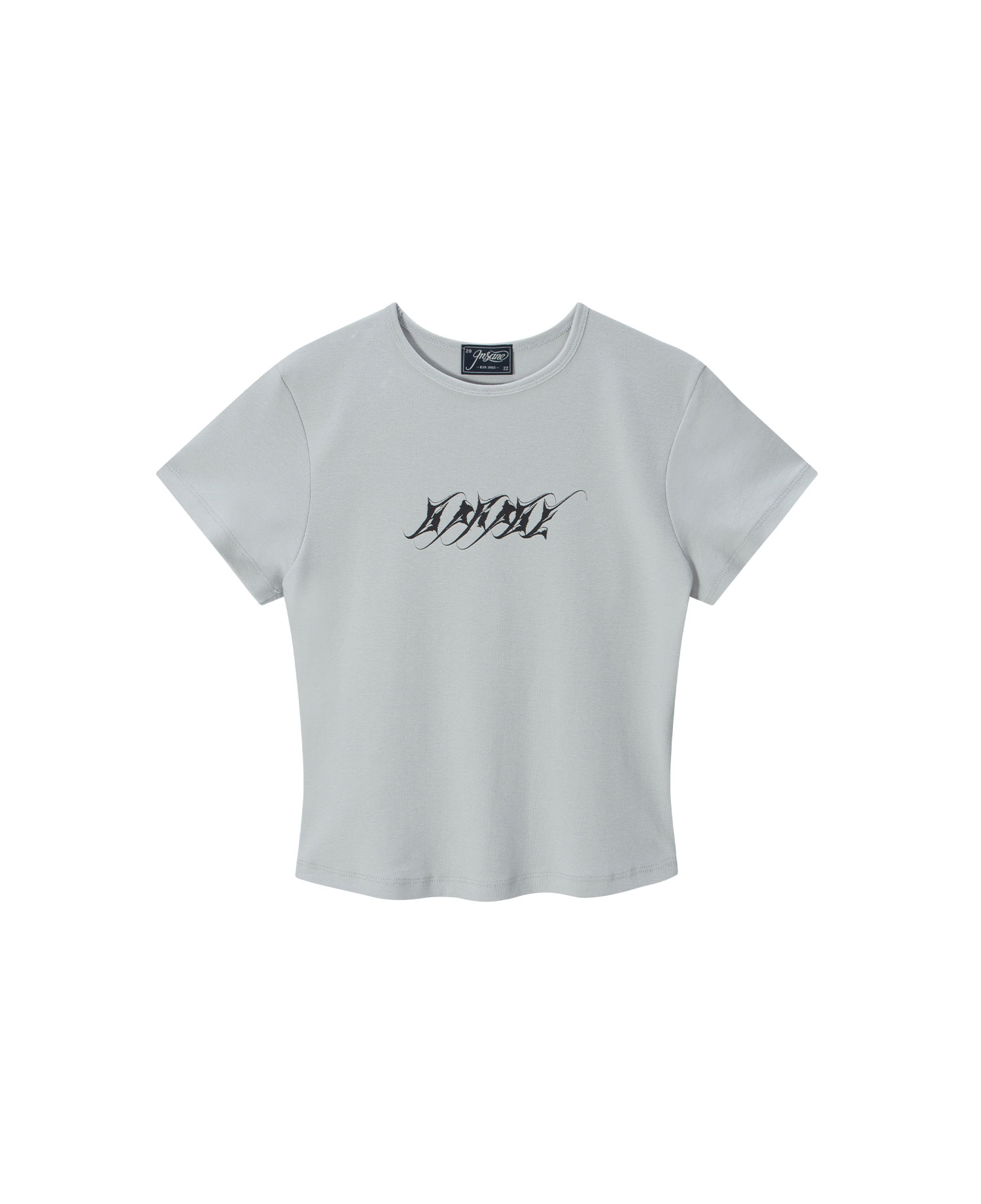 INSANE WOMEN GRAPHIC T-SHIRT_LIGHT GRAY