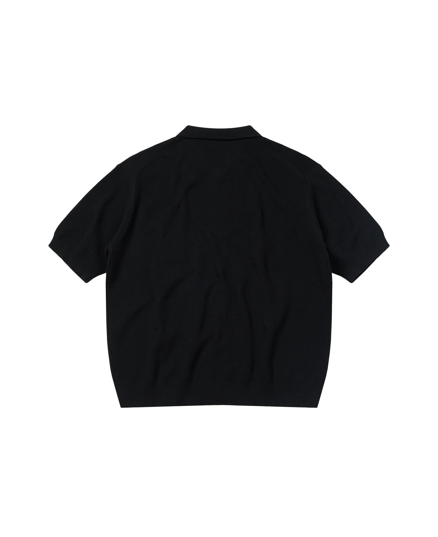 INSANE COLLAR CARDIGAN SHORT SLEEVE BLACK