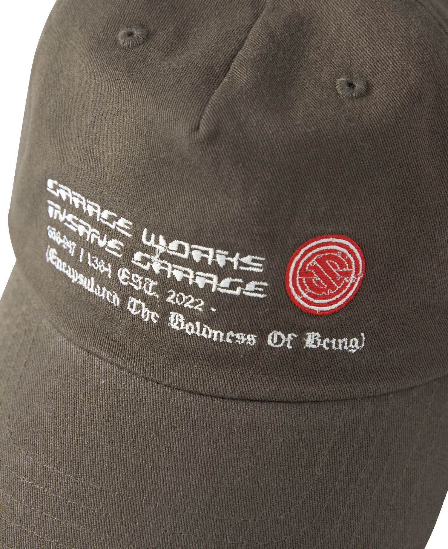 INSANE GARAGE WORKS CAP_BROWN