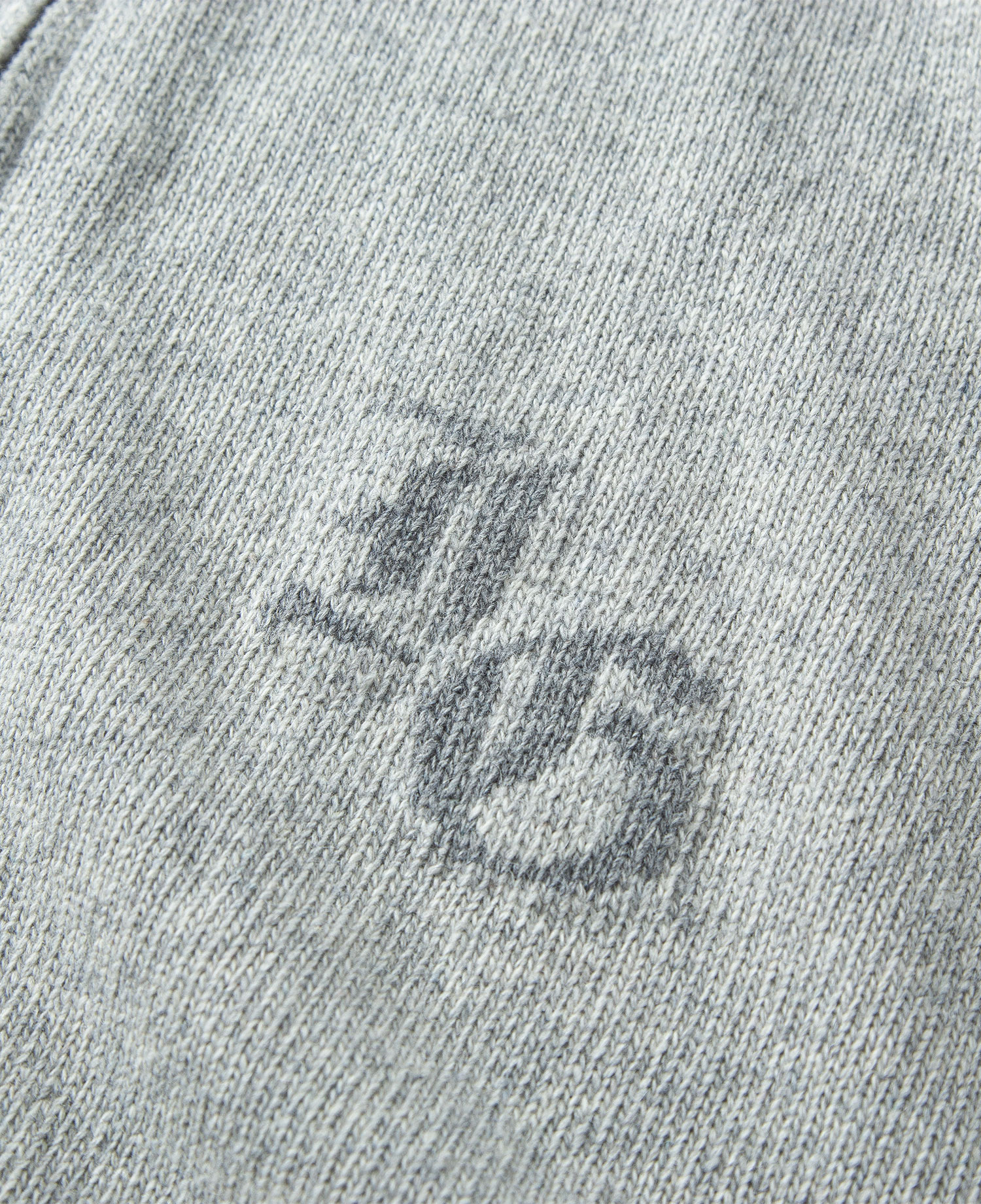 INSANE BASIC FULL ZIP-UP KNIT_OATMEAL