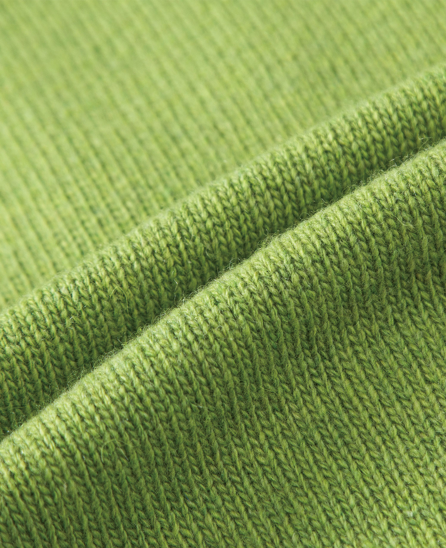 INSANE BASIC FULL ZIP-UP KNIT_GREEN