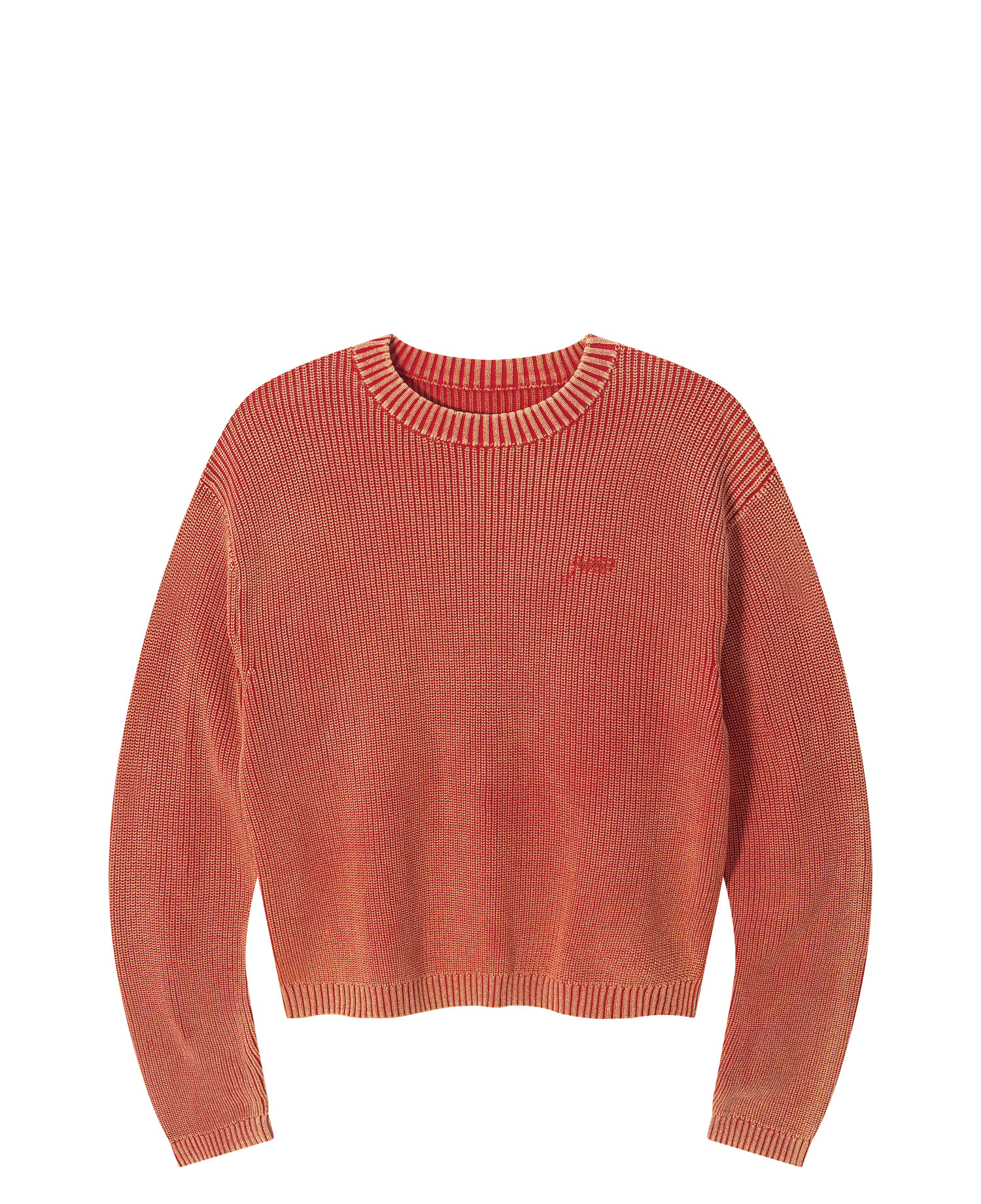 INSANE BASIC ROUND NECK KNIT_RED