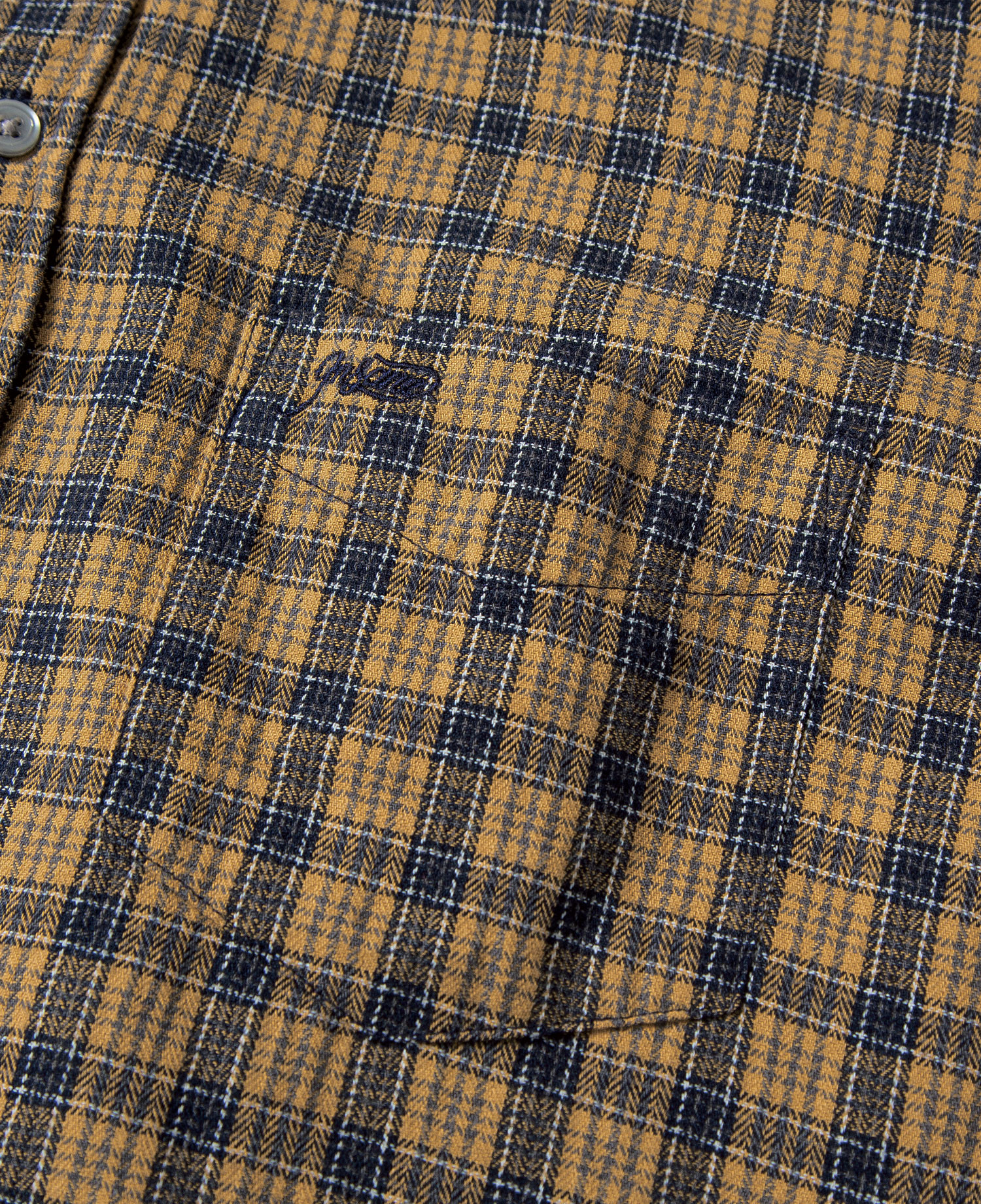 INSANE WASHED CHECK SHIRT_YELLOW