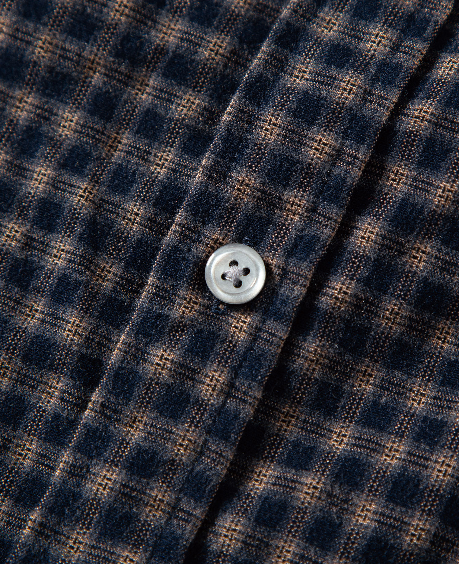 INSANE WASHED CHECK SHIRT_NAVY
