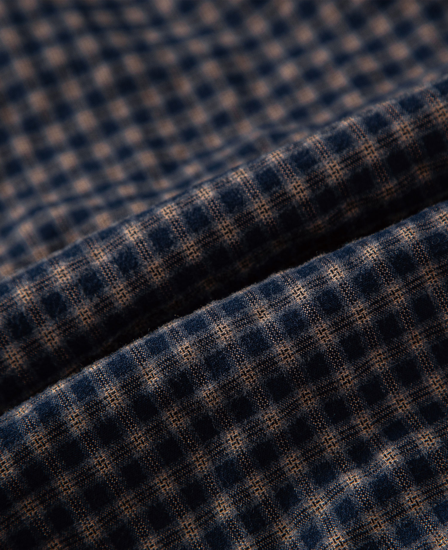 INSANE WASHED CHECK SHIRT_NAVY