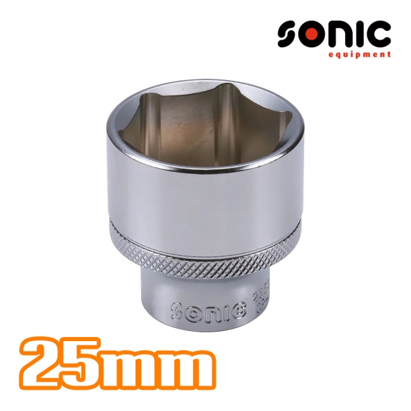 소닉 1/2인치 6각 소켓 25mm 23525