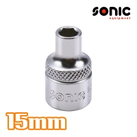 소닉 3/8인치 6각 소켓 15mm 22515