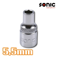 소닉 1/4인치 6각 소켓 5.5mm 21555