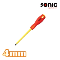 소닉 절연드라이버 4mm 일자드라이버 100L VDE 절연공구 16304