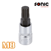 소닉 1/4인치 12각 톡스비트소켓 M8 8183708 Spline Bit socket