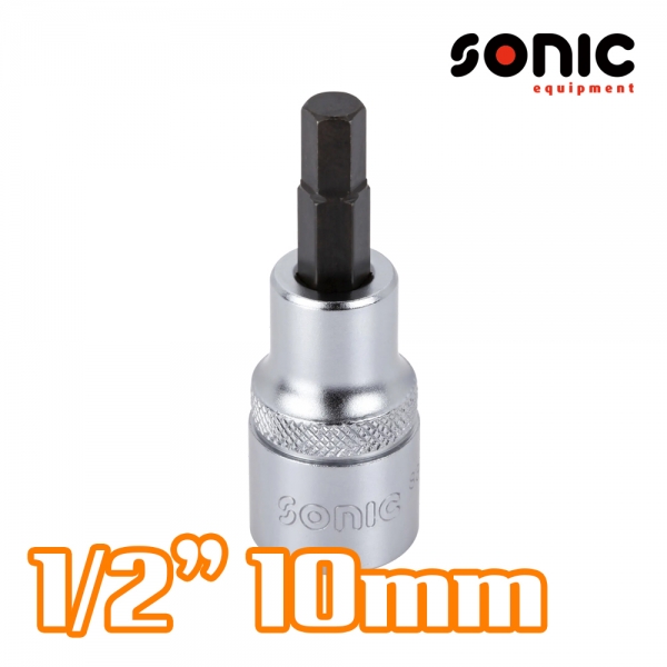 소닉 1/2인치 헤드소켓 10mm 83406210 육각비트소켓 헥스소켓