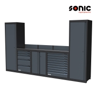 소닉 NEXT MSS 시스템공구대 MSS-SL04 1단 3413mm 모듈형 수납시스템