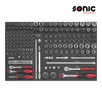 소닉 폼 시스템 1/4인치&3/8인치 소켓세트 163pcs SFS-M 216303 S8/S9/MSS+/NEXT MSS 호환