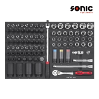 소닉 폼 시스템 1/2인치 소켓세트 95pcs SFS-M 309510 S8/S9/MSS+/NEXT MSS 호환