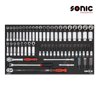 소닉 폼 시스템 1/2인치 소켓세트 84pcs SFS-L 308401 구형S11/S12/S14/MSS+/NEXT MSS 호환