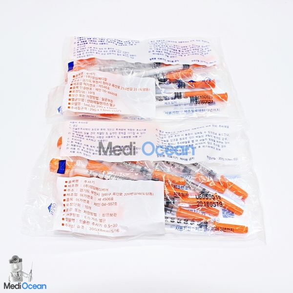 인슐린주사기(D/Insuline Syringe) 카톤할인