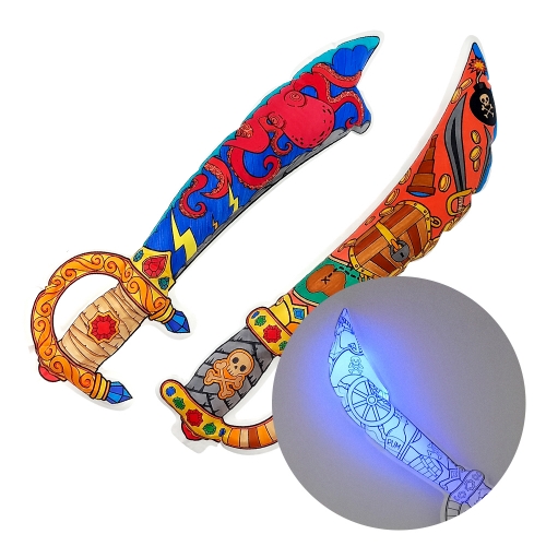 LED 해적칼 2종 6입