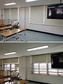 [이천중학교] 방염블라인드,암막롤스크린