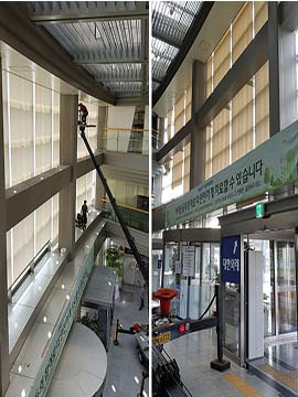 [서울대학교 병원] 전동블라인드, 썬스크린1%