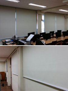 [광신중학교] 방염블라인드,암막롤스크린