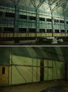 [강원도체육시설] 전동블라인드, 암막롤스크린, 시공설치