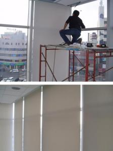 [제주도재활병원] 전동블라인드, 암막롤스크린, 시공설치