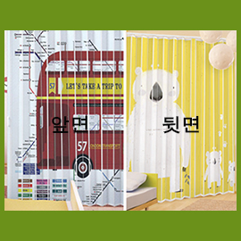 [양면실사] 양겹 UV 실사홀딩도어/ 자바라/ 문대용