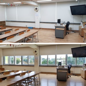 [성북초등학교] 방염블라인드,암막롤스크린,시공설치