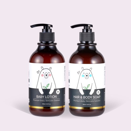 베이비 로션 500ml+헤어&바디숍 500ml 세트
