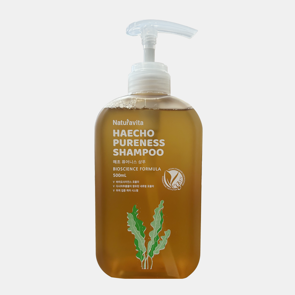 해초 퓨어니스 무방부제 비건 다시마 샴푸 - 500mL
