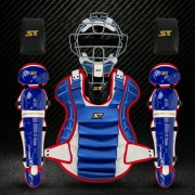 2026년 프리미엄 알로이 포수장비세트-분리형 블루/화이트