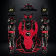 2026년 new 스파이더 포수장비세트_레드/블랙