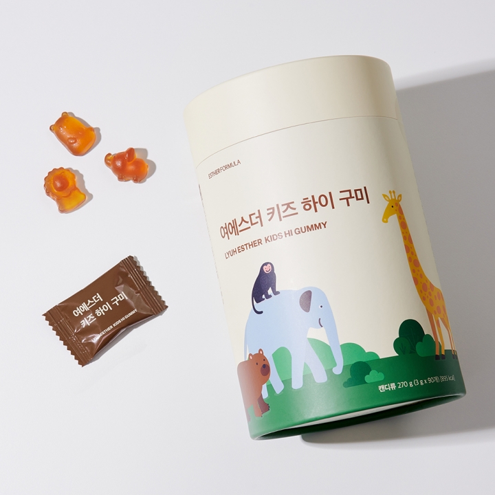 [최저가] 키즈 하이 성장기 파인애플맛 구미 (소비기한 2024-09-20)