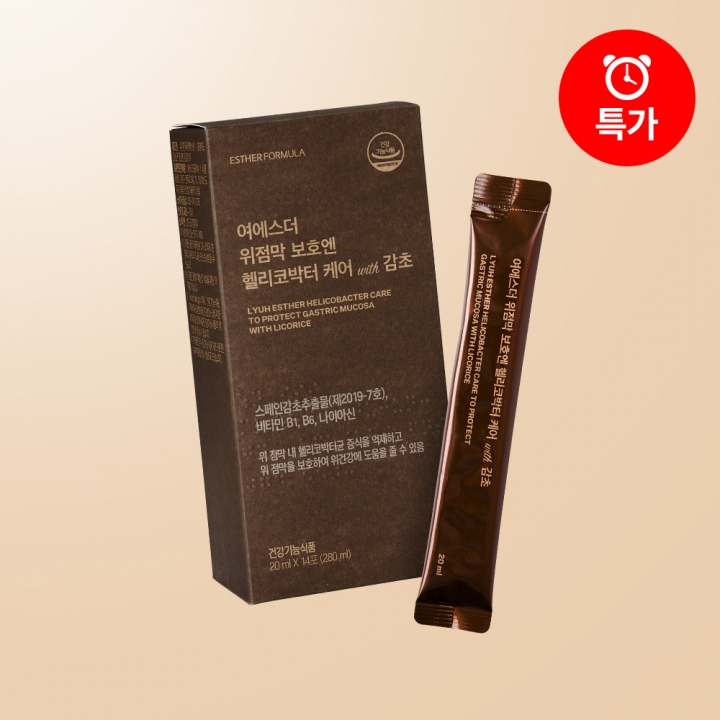 [오늘만최저가] 위점막 보호엔 헬리코박터 케어 with 감초