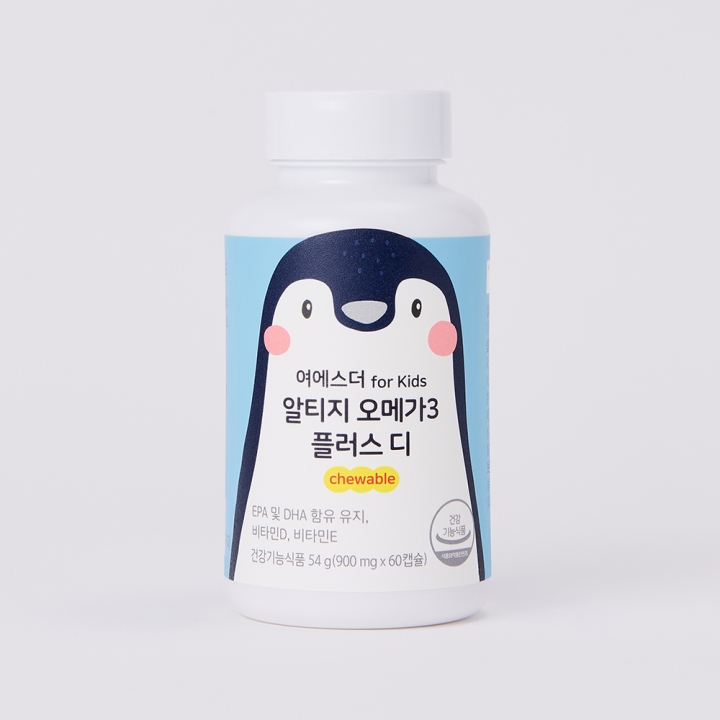 [오늘만특가] 여에스더 for Kids 알티지 오메가3 플러스 디 chewable