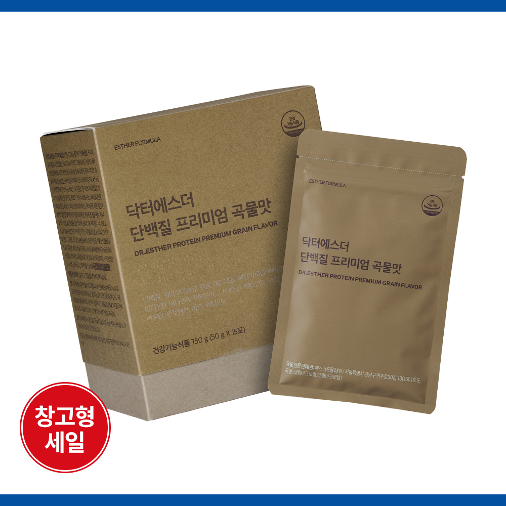 [오늘만최저가] 식물성 단백질 프리미엄 곡물맛 (소비기한 2025-07-27)