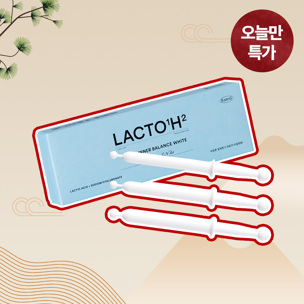 [오늘만특가] 락토 이너밸런스 화이트 질세정기 이너케어젤 3개입 (식약처 허가 의료기기)