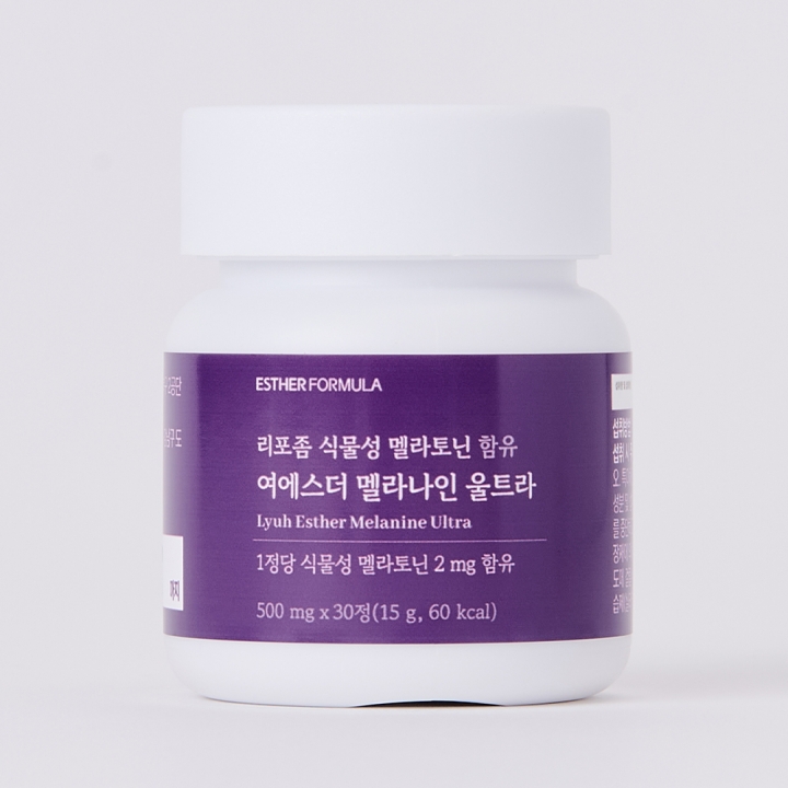 리포좀 식물성 멜라토닌 함유 여에스더 멜라나인 울트라 (1정당 2mg)
