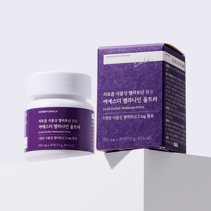 리포좀 식물성 멜라토닌 함유 여에스더 멜라나인 울트라 (1정당 2mg)