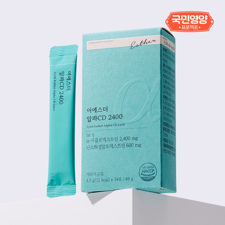 [국민영양프로젝트] 여에스더 알파CD 2400 6박스
