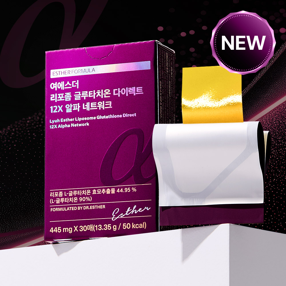 [자사특가] 여에스더 리포좀 글루타치온 다이렉트 12X 알파 네트워크 3박스