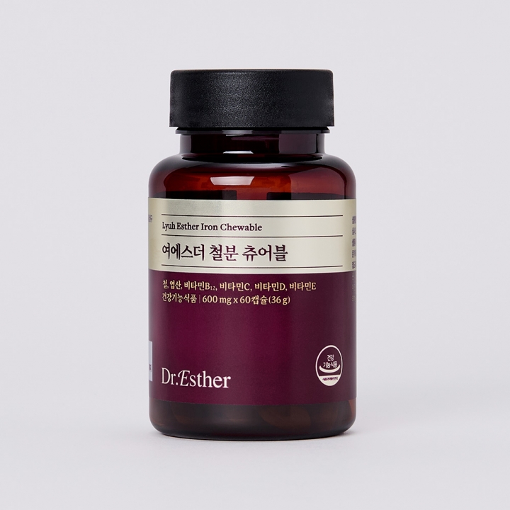 [2+2] 철분 엽산 츄어블 파인애플맛 4박스 (총 8개월분)