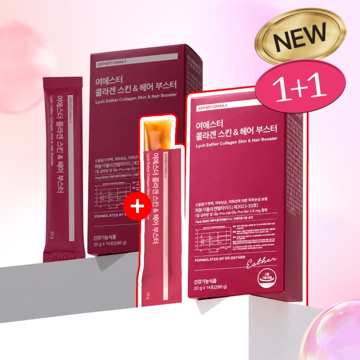 [1+1] 여에스더 콜라겐 스킨 & 헤어 부스터 젤리 (총 4주분)